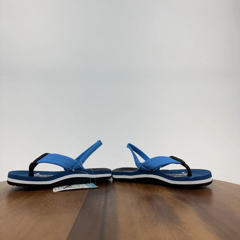 New Little Kids Reef Little Ahi Slip On Water Flip Flops Blue Shark Size 10 C‎